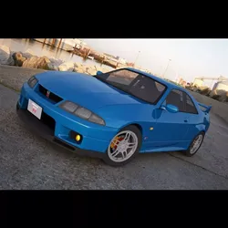 Nissan GTR- R33 3D model