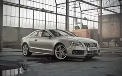 Old Garage With A Car Scene 3D model