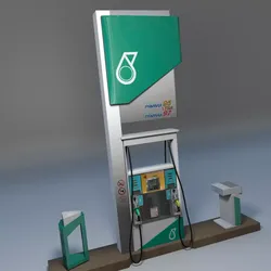 Petronas Fuel Dispenser Unit 3D model