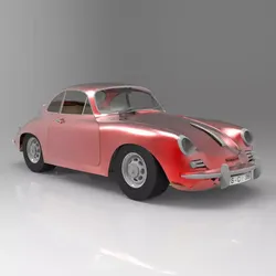 Porsche 356 3D model