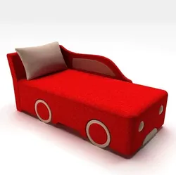 Red Child s Race Car Bed 3D model