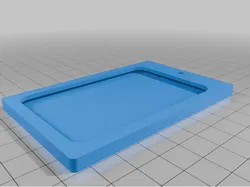 SlimPrint Card Holder Keychain