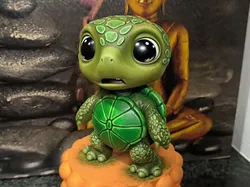 Tortuga Sorprendida – Linda Tortuga Chibi  - Modelo de impresión 3D gratuito