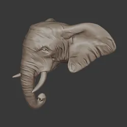 African Elephant Figurine – Cute Sitting Elephant