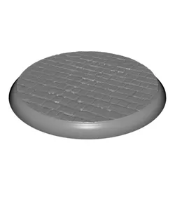 Bricks 77 - Textured Round bases set (11 pcs. 25–160mm)