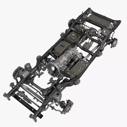Car Chassis 3D model