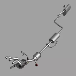 Car Exhaust System 3D model