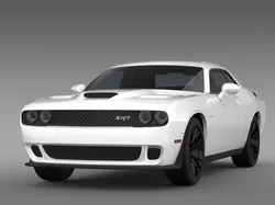 Dodge Challenger SRT Hellcat Supercharged 2015 3D model