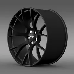 Dodge Challenger Supercharged rim 3D model