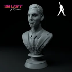 Freddie Mercury Queen Late Era Suit & Tie Edition Premium 3D Bust STL