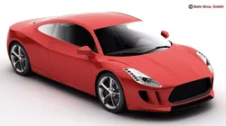 Generic Sports Car 3D model