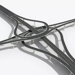 Highway Viaduct 3D model