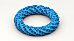 HoneyComb Pattern on Twisted Toroid + Video Tutorial