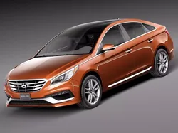 Hyundai Sonata 2015 3D model