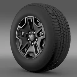 Jeep Wrangler Willys Wheeler Edition 2014 3D model