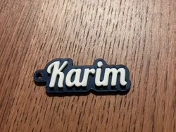 Llavero con nombre Karim - Modelo de impresión 3D gratuito