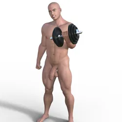 Man workout