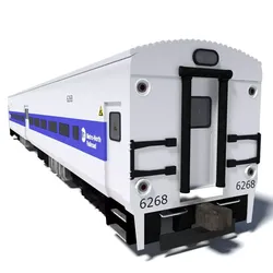 Metro-North Wagon 2 3D model