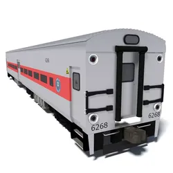 Metro-North Wagon 3 3D model