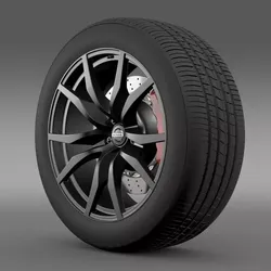 Nissan GTR wheel 2015 3D model