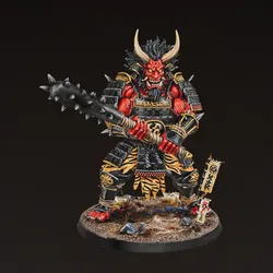 Oni Demon Warrior with Kanabō - Heroic Scale