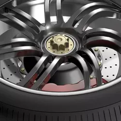 Pagani Huayra wheel 3D model