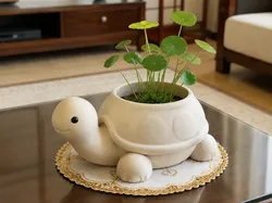 Pequeña maceta de tortuga para suculentas - Modelo de impresión 3D gratuito