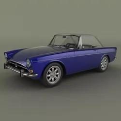 Sunbeam Tiger 3D model