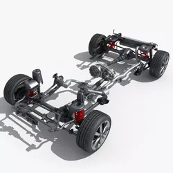 Suspension car 3D model
