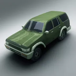 SUV 1 toyota land cruiser - toyota land cruiser Low-poly 3D model