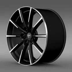 Toyota 86 G rim 3D model