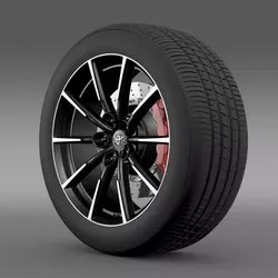 Toyota 86 G wheel 3D model