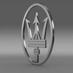 Trident Logo 3D model