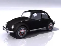 VW Beetle Split Window 3D model