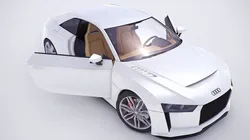Audi Quattro concept coupe 2010version  3D model