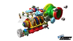 BHF1 gearbox design by ChikaAsistent 3D model