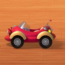 Car cartoon 02 Low-poly 3D model