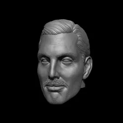 Freddie Mercury Queen headsculpt – 1:6 & 1:12 scale STL & OBJ