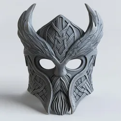 full head, mask model, superhero mask, predator mask, mask STL, face mask, werewolf mask, tribal mask, airsoft mask, mask buckle