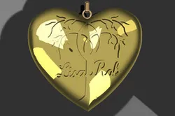 gold pendant lisa rob