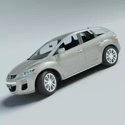 Mazda CX-7 2010 Low-poly 3D model
