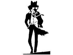 Mr Wolf stencil