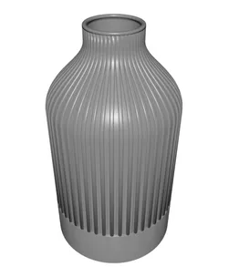 Ribbed Bottle Vase