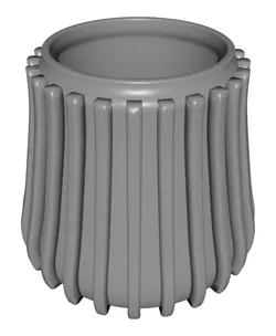 Ribbed Mushroom Container
