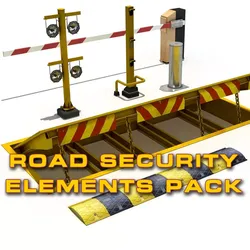 Road Security Pack 3D model
