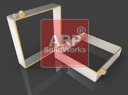 Simple square ring - 299