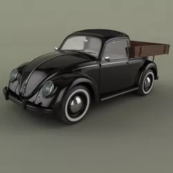 Volksvagen Beetle Pick-up 3D model