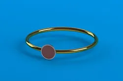 Women's Gold and Ruby Ring