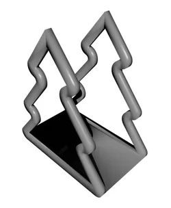 Xmas tree napkin holder