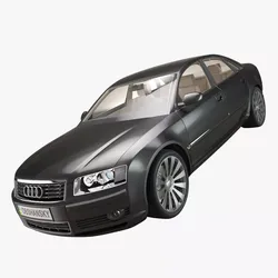 Audi A8 2002 Quattro 3D model